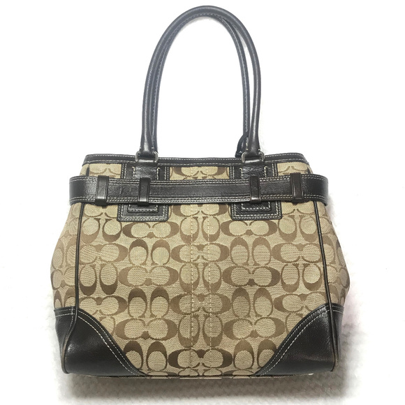 Coach Monogram Satchel Tote Bag E06J10247 - Picture 6 of 9